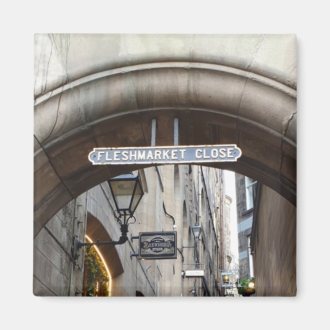 Aimant Edimbourg - Fleshmarket Fermer (Devant)