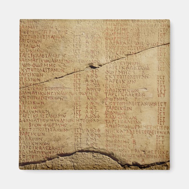 Aimant Édit de l'empereur Dioclétien (Devant)