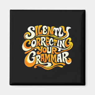 Aimant éditeur enseignant amateur de grammaire drôle humo