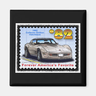 Aimant Edition spéciale 1982 Corvette