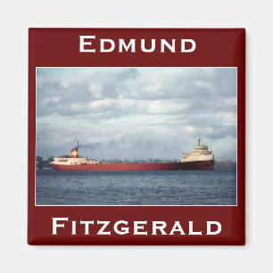Aimant Edmund Fitzgerald sur la rivière de St Clair