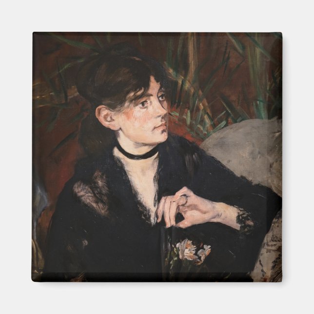Aimant Edouard Manet - Berthe Morisot avec un éventail 18 (Devant)