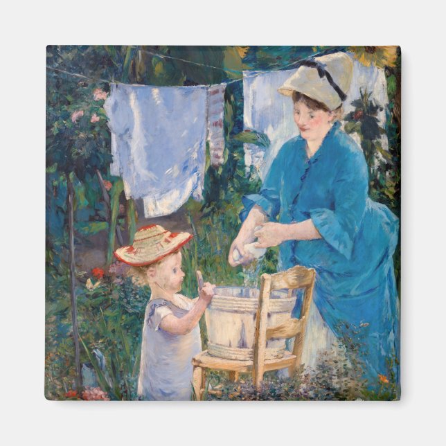 Aimant Edouard Manet - Blanchisserie (Devant)