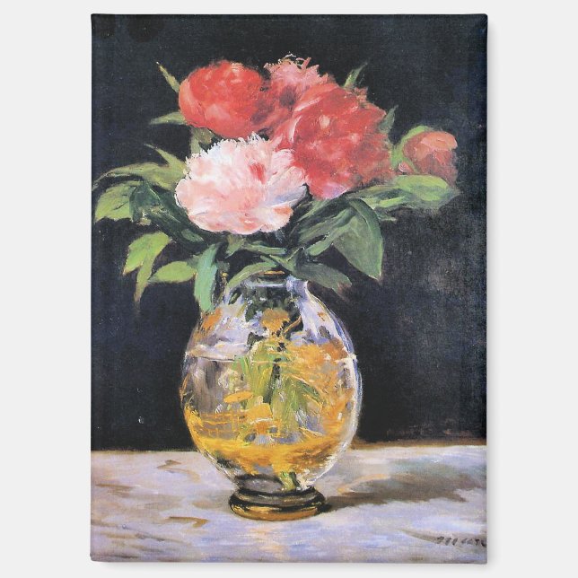 Aimant Edouard Manet - Bouquet de fleurs, (Recto)