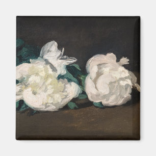 Aimant Edouard Manet - Branche des pivoines blanches, sec