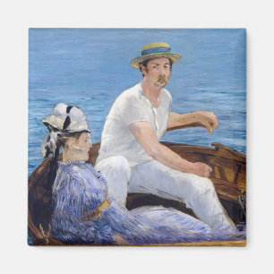Aimant Edouard Manet - En bateau