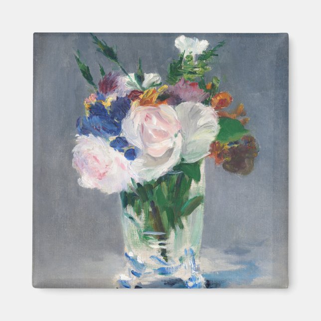 Aimant Edouard Manet - Flowers in a Crystal Vase (Devant)