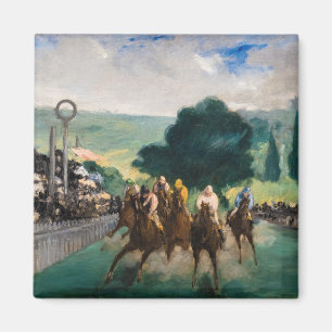 Aimant Edouard Manet - Les courses à Longchamp