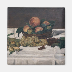 Aimant Edouard Manet - Nature morte, Fruits sur table