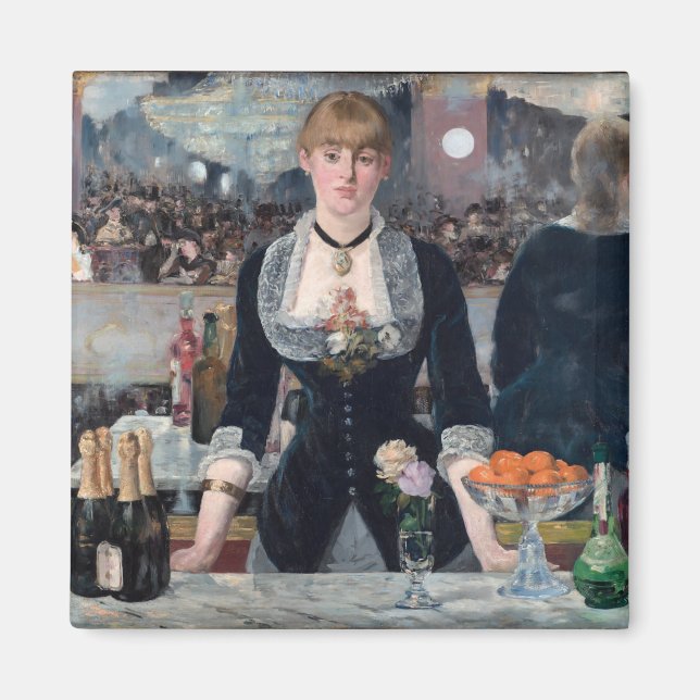 Aimant Edouard Manet - Un bar aux Folies-Bergere (Devant)