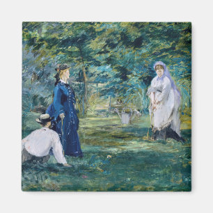 Aimant Edouard Manet - Une partie de croquet