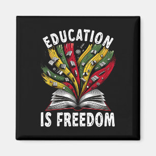 Aimant Éducation sur l'histoire noire est Liberté Livres