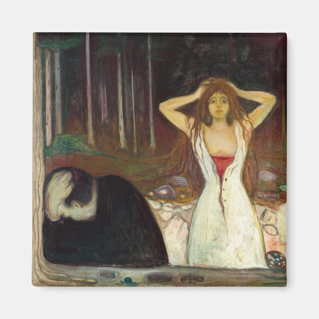 Aimant Edvard Munch - Ashes (Devant)