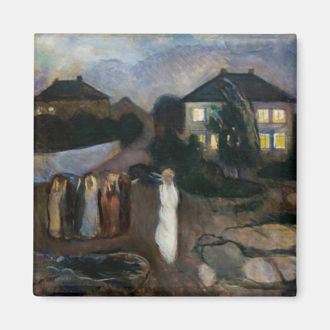 Aimant Edvard Munch - La tempête (Devant)