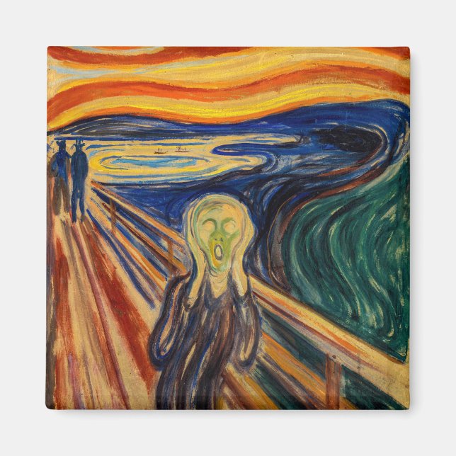 Aimant Edvard Munch - Le cri 1910 (Devant)