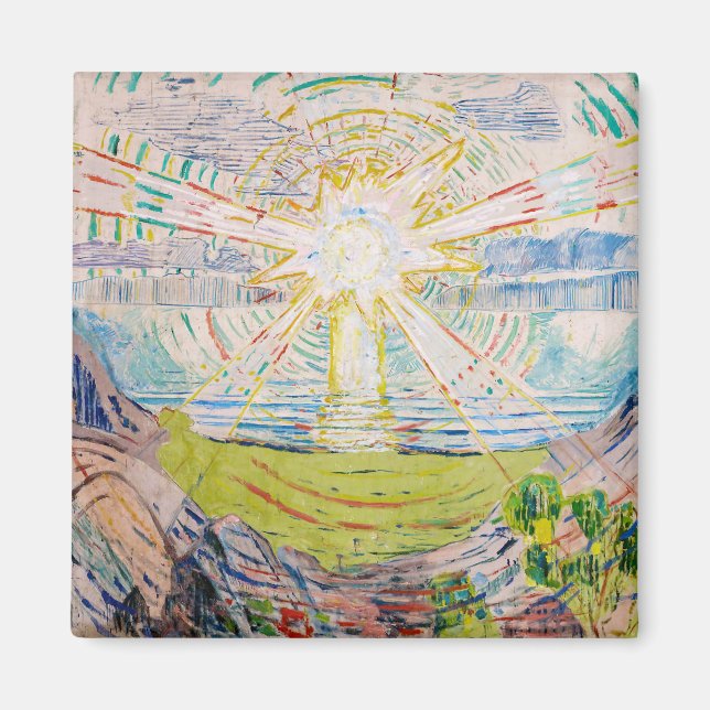 Aimant Edvard Munch - Le Soleil 1910 (Devant)