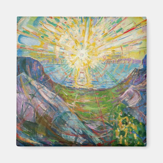 Aimant Edvard Munch - Le Soleil 1916 (Devant)