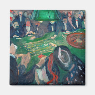 Aimant Edvard Munch - Table de roulette à Monte Carlo