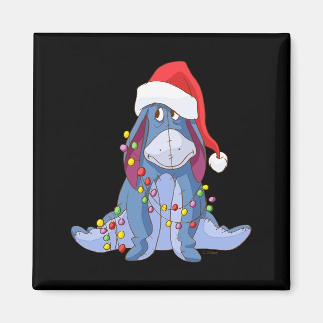 Aimant Eeyore Santa Claus  (Devant)