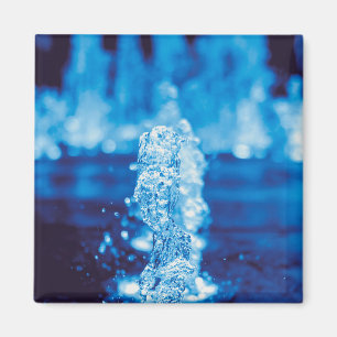 Aimant Effacer l'eau bleue en mouvement