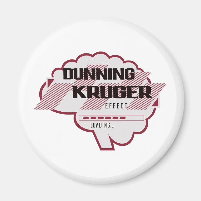 Aimant Effet de Kruger de Dunning Sarcastique Illustratio (Devant)
