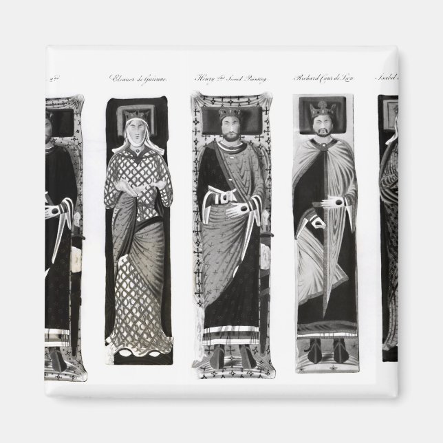 Aimant Effigies d'Henri II Eleanor d'Aquitaine (Devant)
