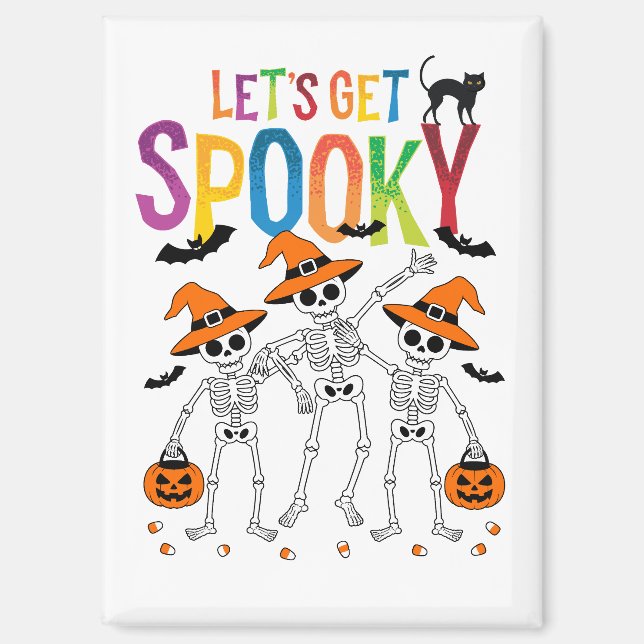 Aimant Éffrayant Halloween (Recto)