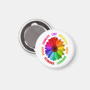 Aimant Égalité Amour Inclusion Espoir Diversité Bienveill