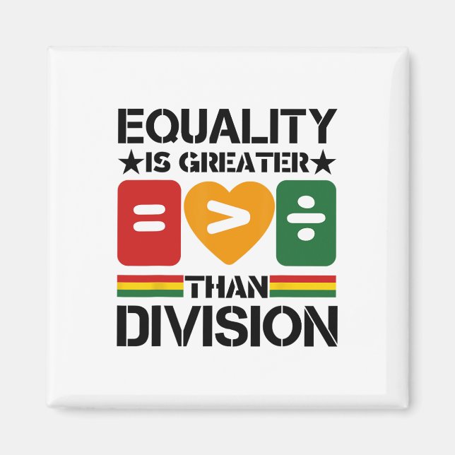 Aimant Égalité > Division Mois de l'histoire des Noirs Ma (Devant)