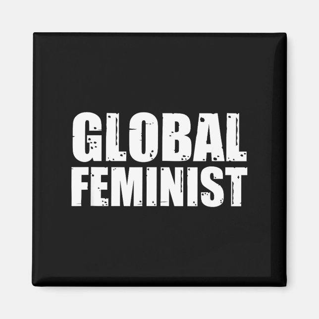 Aimant Égalité Féministe Mondiale Empowerment Dans Le Mon (Devant)