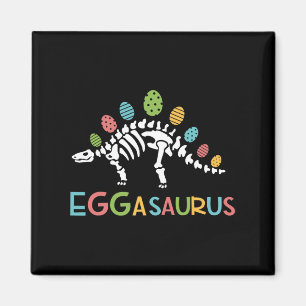 Aimant Eggasaurus Easter Stegosaurus Dinosaur Garçons T