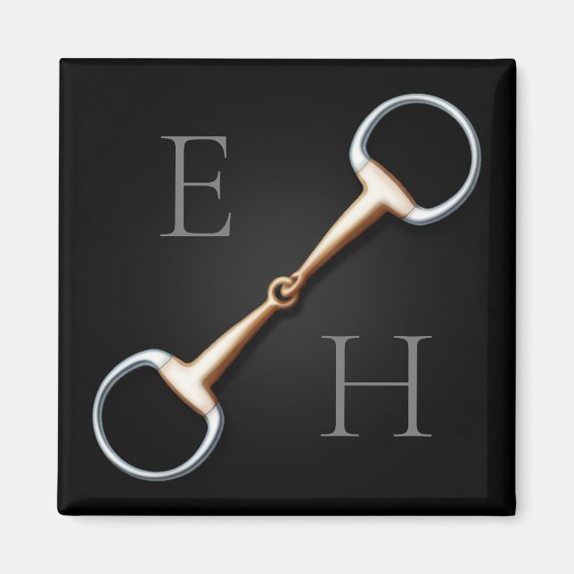 Aimant Eggbutt Snaffle Bit Equestrimed (Devant)