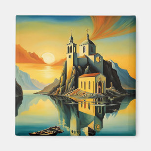 Aimant Église dans le fjord 8