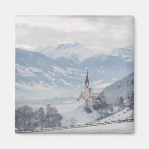 Aimant Église dans Zillertal dans l'aimant d'hiver