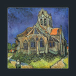 Aimant Eglise d'Auvers par Vincent van Gogh<br><div class="desc">L'église d'Auvers par Vincent van Gogh est une peinture architecturale de post impressionnisme d'art vintage. Vue extérieure d'une église aux vitraux et personnage se dirigeant vers la Chapelle par un chemin pavé. À propos de l'artiste : Vincent Willem van Gogh (1853-1890) fut l'un des peintres Post impressionnistes les plus célèbres...</div>