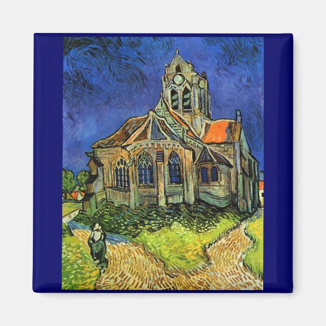 Aimant Église d'Auvers Van Gogh (Devant)