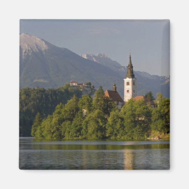 Aimant Église de l'Assomption sur l'île du lac (Devant)