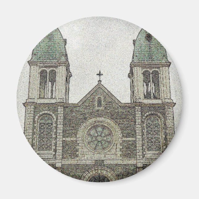Aimant Église de pierre (Devant)
