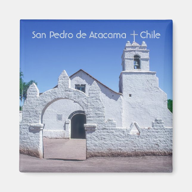 Aimant Église de San Pedro de Atacama - Chili (Devant)