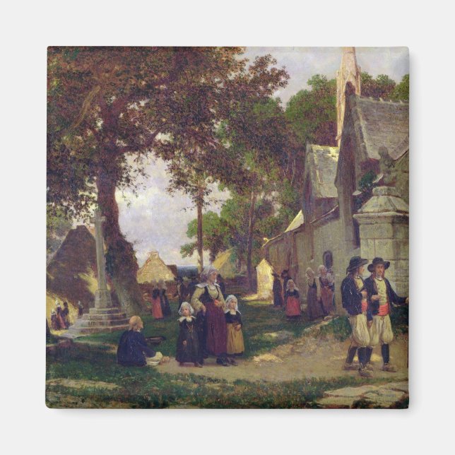 Aimant Église en Bretagne (Devant)