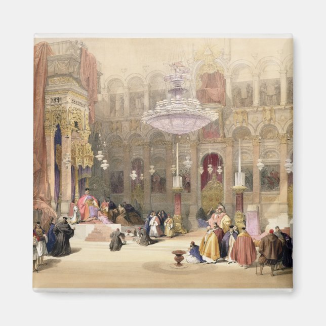 Aimant Église grecque du Saint-Sépulcre, Jérusalem, avr. (Devant)