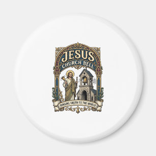 Aimant Église Jésus Bell Église Jésus Bell Chrétien Fait