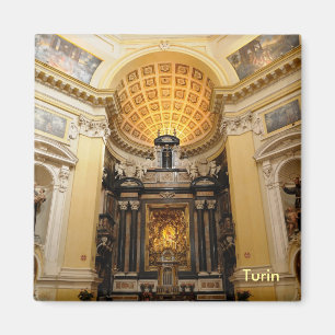 Aimant église Monte Cappuccini sur une montagne à Turin