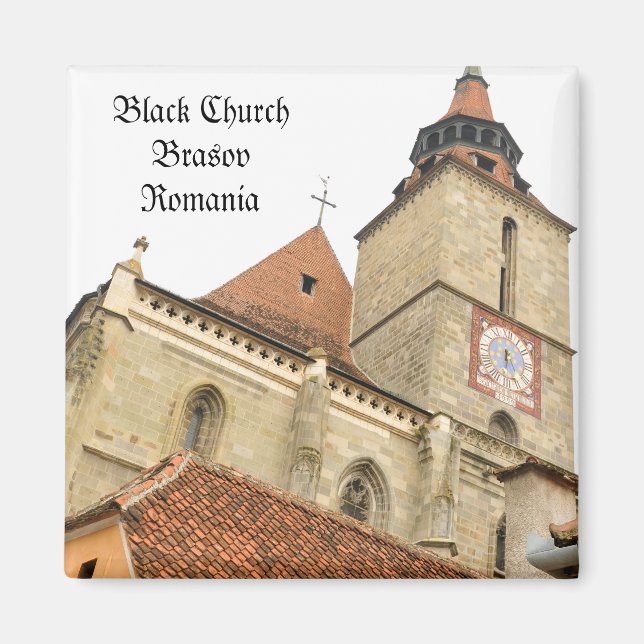 Aimant Eglise noire en Brasov, Roumanie (Devant)