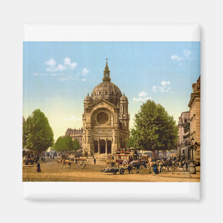 Aimant Église Saint-Augustin, Paris France vintage