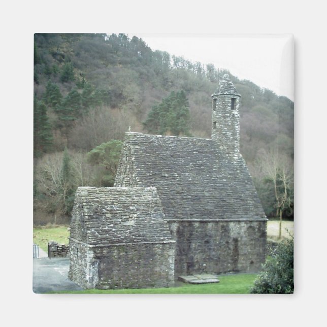 Aimant Eglise St.Kevins, Glendalough, Co.Wicklow, Irlande (Devant)