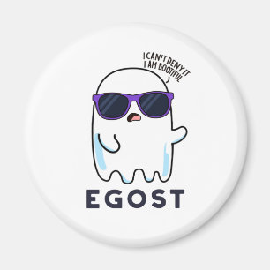Aimant Egost Funny Halloween Ego Ghost Pun