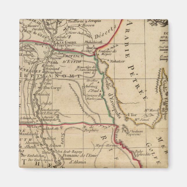 Aimant Égypte 2 (Devant)