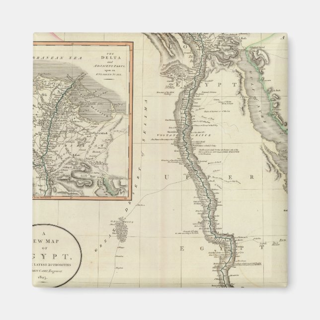 Aimant Égypte 8 (Devant)