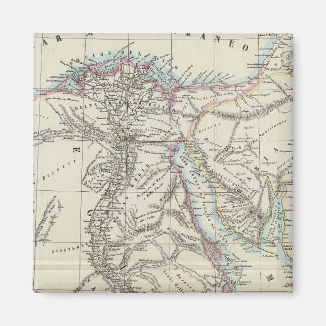 Aimant Égypte et Arabie saoudite (Devant)